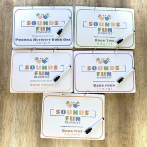Phonics Activity Busy Books 1-5 Bundle (2-6 year olds)