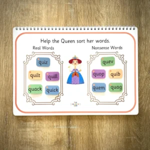 Phonics Activity Busy Book 5 - ck qu ch sh th (Age 4-6)